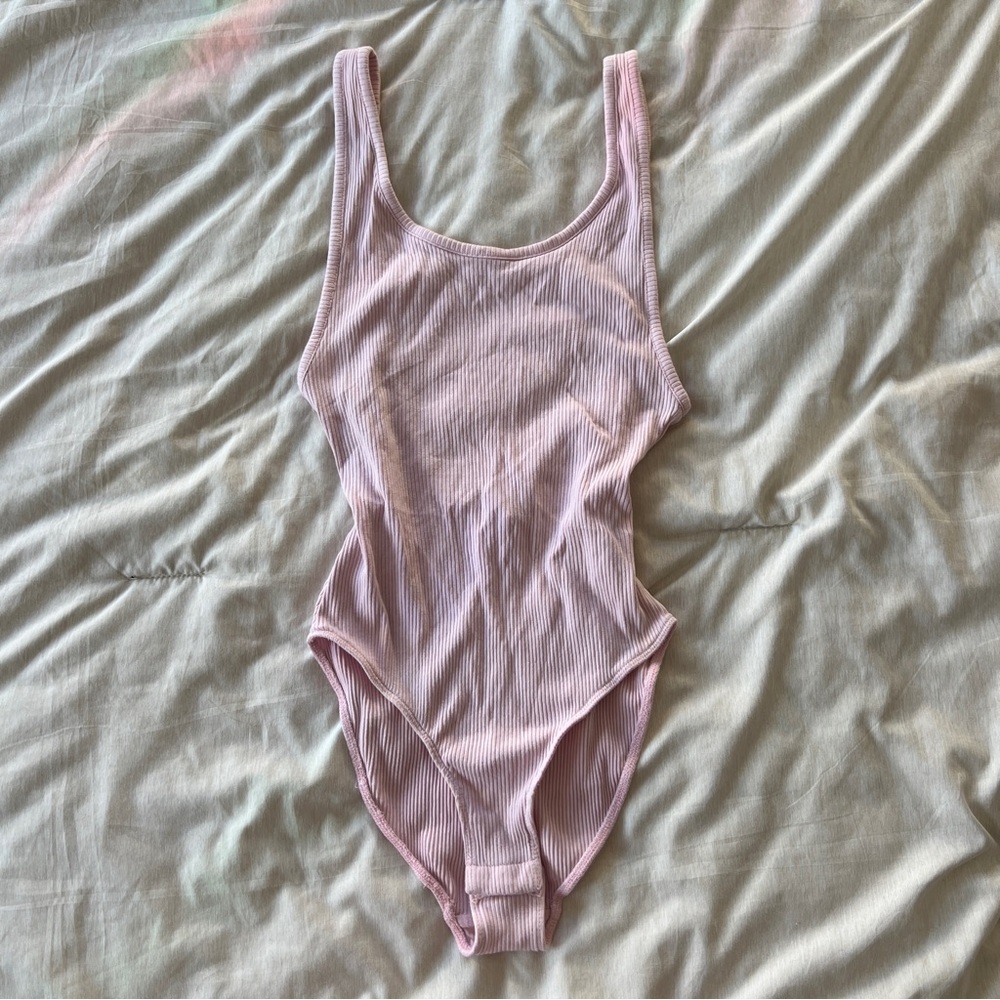 Out from under baby pink low back bodysuit